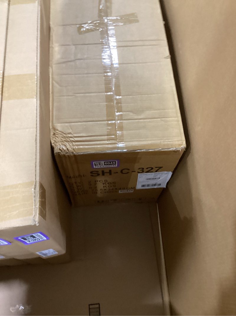 Condition photo showing Good Condition for KM Legend Armless Modern Chairs with Wood Legs for Living, Bedroom, Kitchen,Dining,Lounge Waiting Room, Restaurants, Cafes, Set of 2… Light Blue