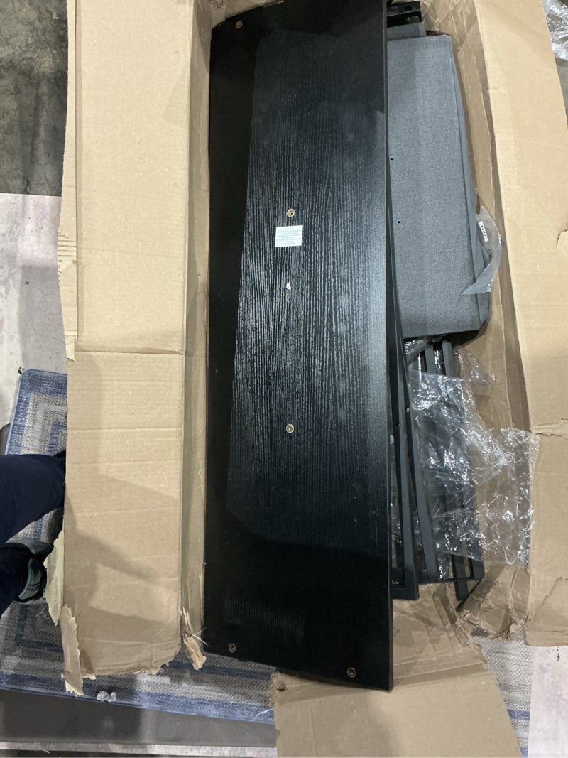 Condition photo showing As Is for dresser for bedroom with fabric drawer