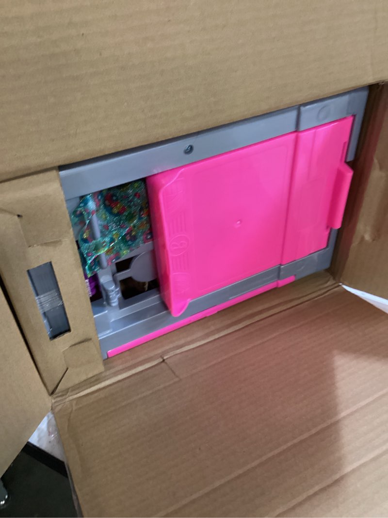 Condition photo showing Good Condition for Barbie Camper, Doll Playset with 50 Accessories, Transforms into Truck, Boat & House, Includes Pool, 3-in-1 Dream Camper (Amazon Exclusive)