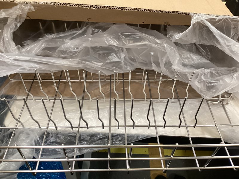 Condition photo showing Good Condition for upgraded 304 stainless steel 808602302 5304535768 dishwasher lower rack replacement compatible with frigidaire dishwasher rack parts with 154174501 wheels replaces 154432602 154432601 dishwasher