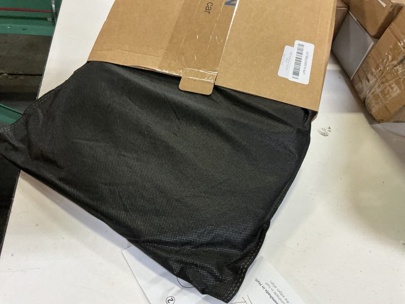 Condition photo showing Good Condition for dmjn front windshield sun shade for universal medium size, [nano ice-crystal coatings] upf50+ heat & uv block, protect car interior & keep cool, flodable steel-ring car cover for summer meidum(64"l x 32"w)
