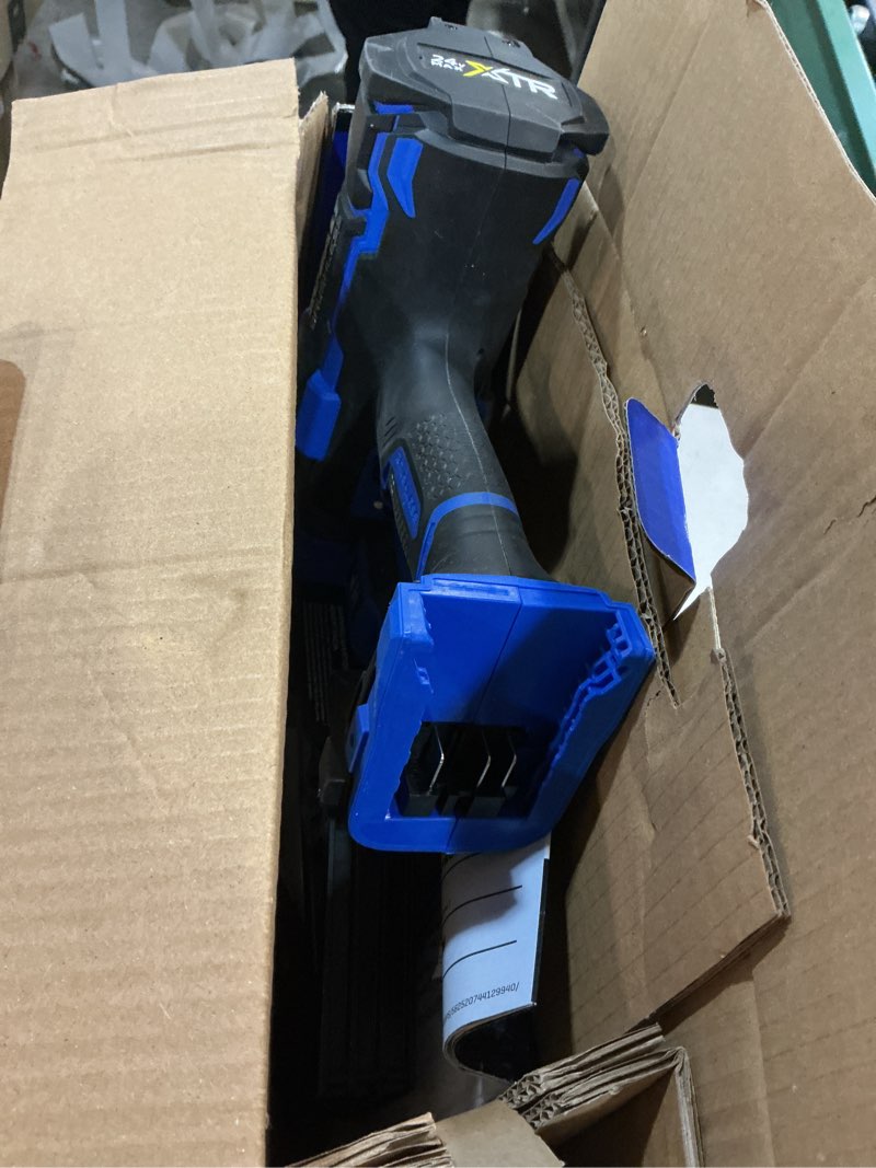 Condition photo showing As Is for Kobalt XTR 2-1/2-in 16 -Gauge Cordless Straight Finish Nailer (Battery Not Included and Charger