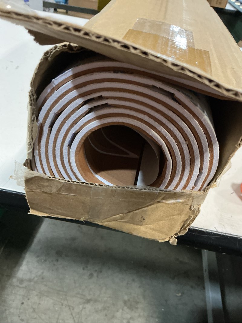 Condition photo showing Good Condition for hxbyx eva foam boat flooring with 3m adhesive backing 6mm thick diamond sea deck boat carpet marine non-slip self-adhesive flooring sheet for kayak yacht swimpool rv 94"x43.9"/28.3"/15.3" brown with white seam lines 94"x28.3"-18.62sqft