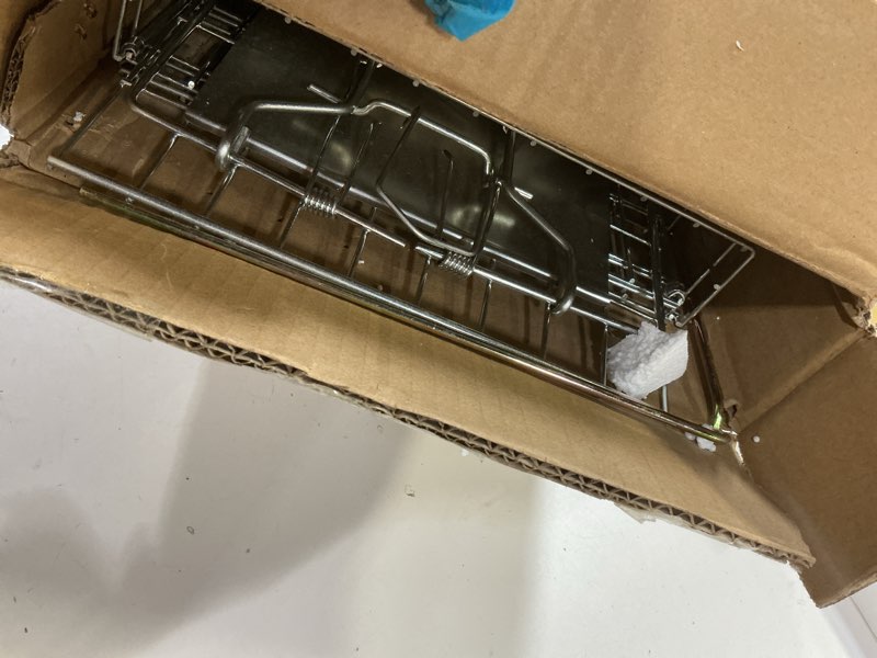Condition photo showing As Is for SZHLUX 32" Live Animal Cage Trap, Heavy Duty Folding Raccoon Traps, Humane Cat Trap for Stray Cats, Raccoons, Squirrel, Skunk, Mole, Groundhog, Armadillo, Rabbit, Catch and Release SZ-HXL8130-NEW