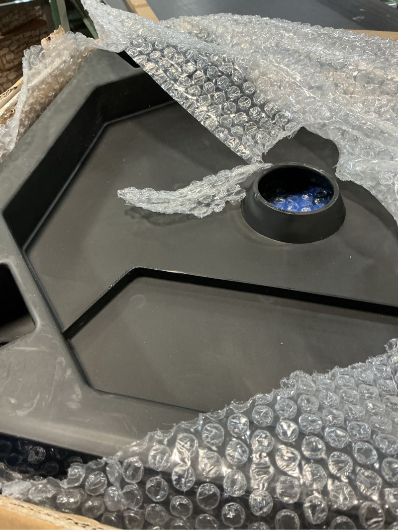 Condition photo showing item condition for Rolling Shop Stool for Garage with Casters, DO02-Adjustable Height 360° Swivel Shop Seat with Tool Tray Storage, 330 LBS Capacity Padded Mechanic Stool, Magnetic Tool Hold, Heavy Duty, Black Black With Magnetic Tool Hold