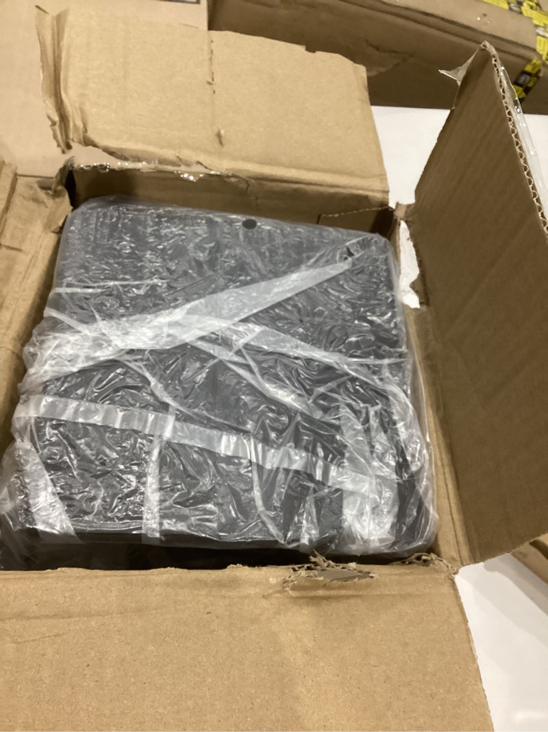 Condition photo showing Good Condition for Dessert Table Risers Display Stands Food display Black Metal Square Retail Pizza,Cupcake,Candy Stands Food Platter Tray,6x6 INCH,Set of 4 4P-Black-Metal