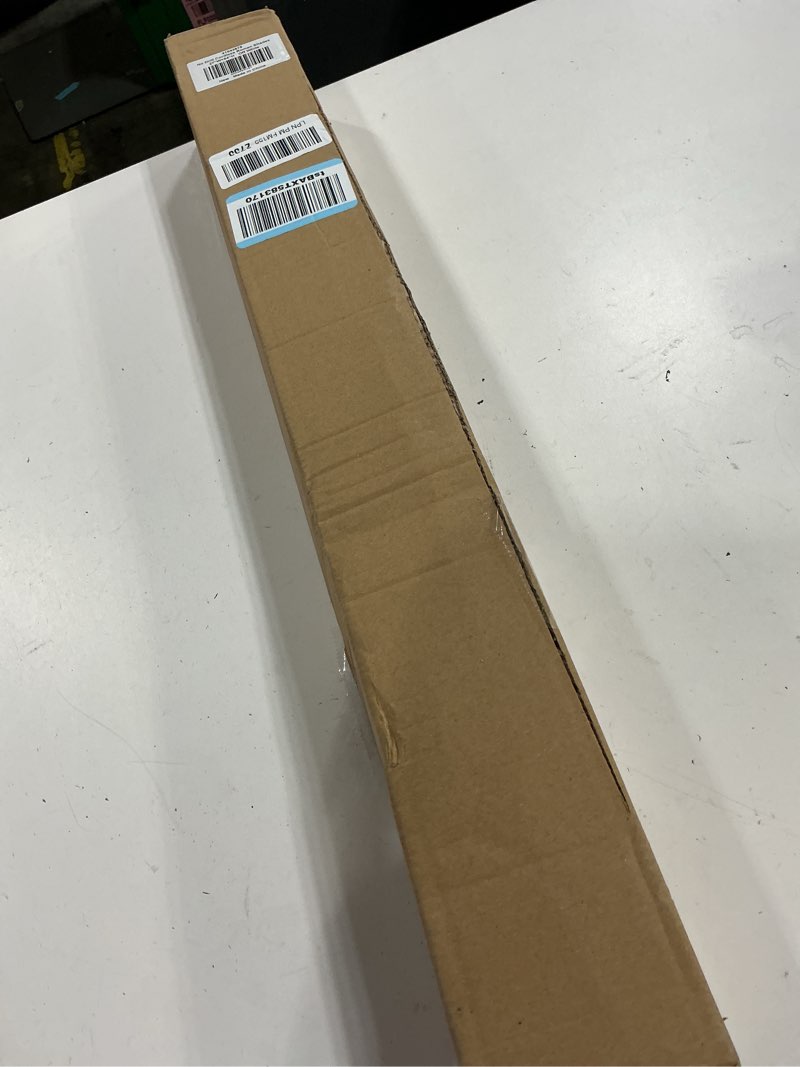 Condition photo showing New/Like New for lazblinds no drill roman shades for windows, cordless light filtering window shades with uv protection, polyester fabric for bedroom & living room, 27" w x 64" h, off white light filtering - off white 27"w x 64"h