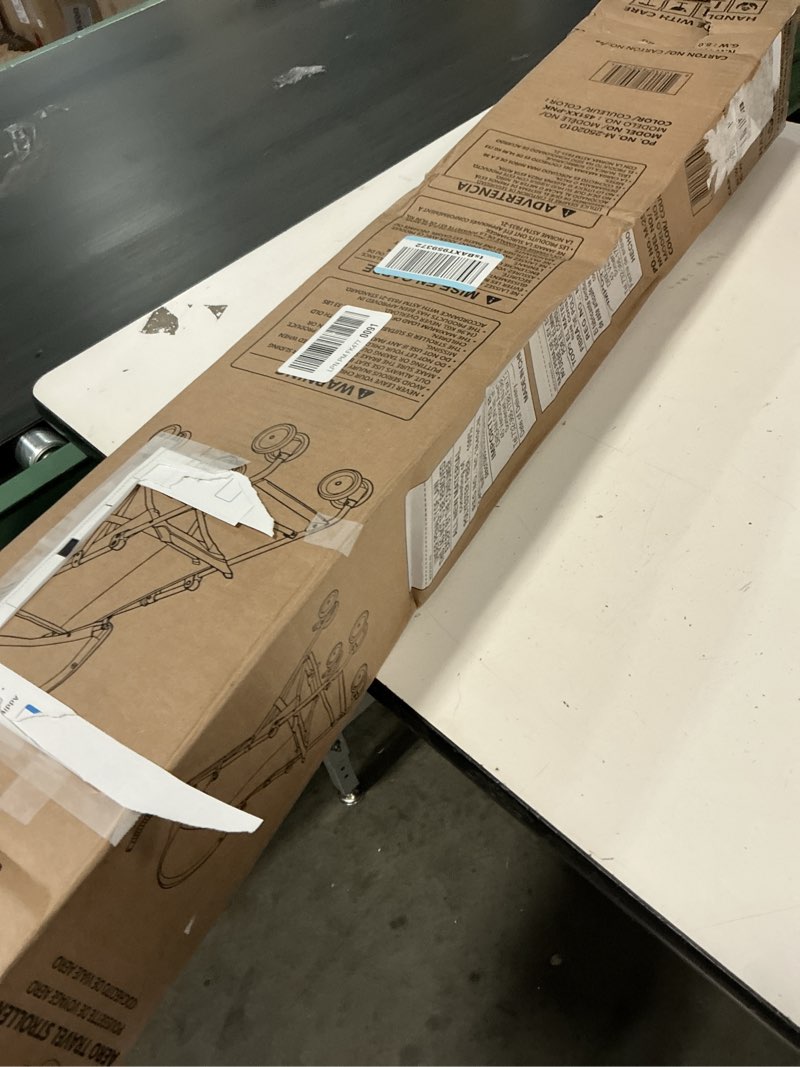 Condition photo showing New/Like New for Dream On Me Aero Travel Umbrella Stroller, One-Hand Quick Fold, 3-Point Safety Harness, Dual Brakes, Adjustable Removable Canopy, Lightweight Compact & Space-Saving for Infants and Toddlers – Pink