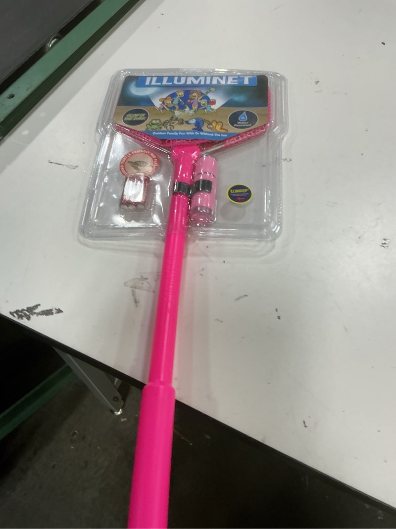 Condition photo showing New/Like New for beach toys for kids - ghost crabbing kit - crab net - beach toy nets - bug catcher kits - critters - youngster fishing fishnet - butterfly catching - insects - ghost shrimps 1 pack pink