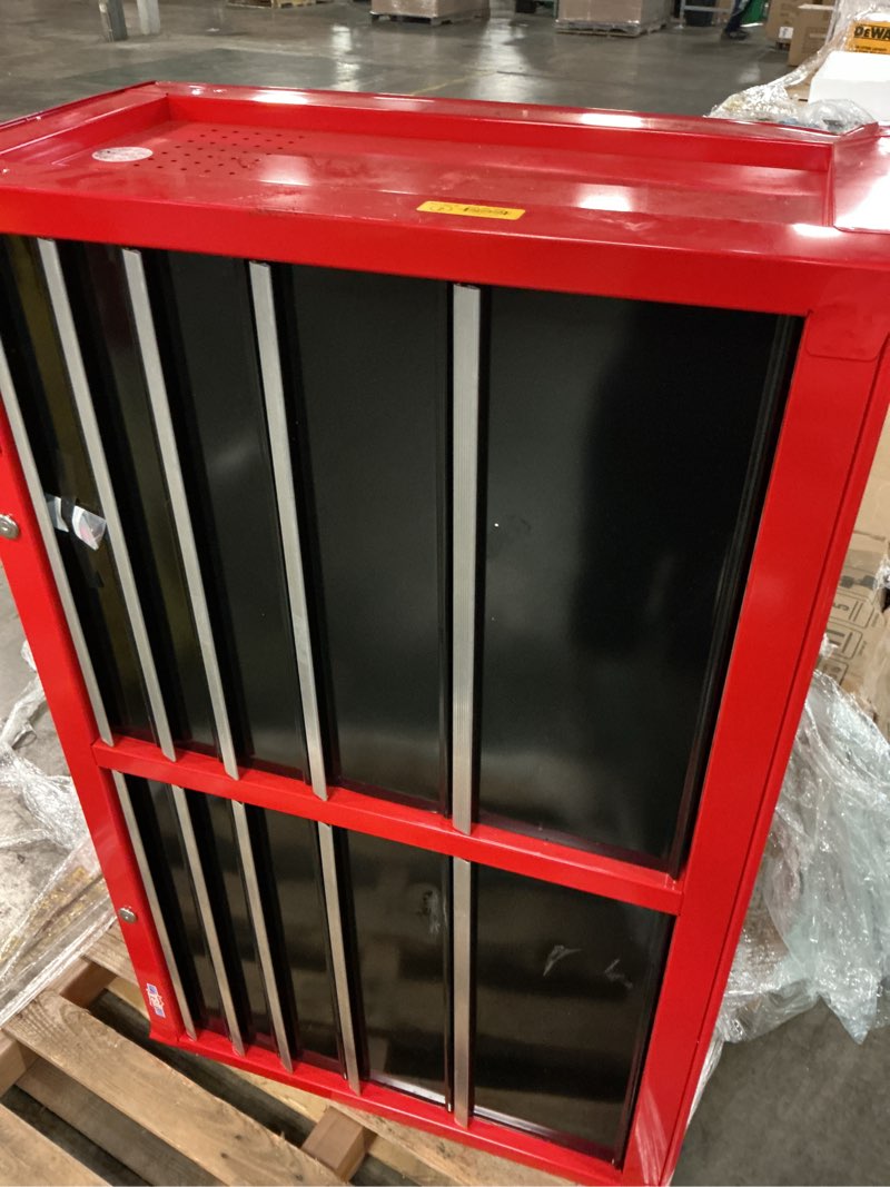 Condition photo showing As Is for craftsman 2000 series 52-in w x 38.05-in h steel rolling tool cabinet ( red )