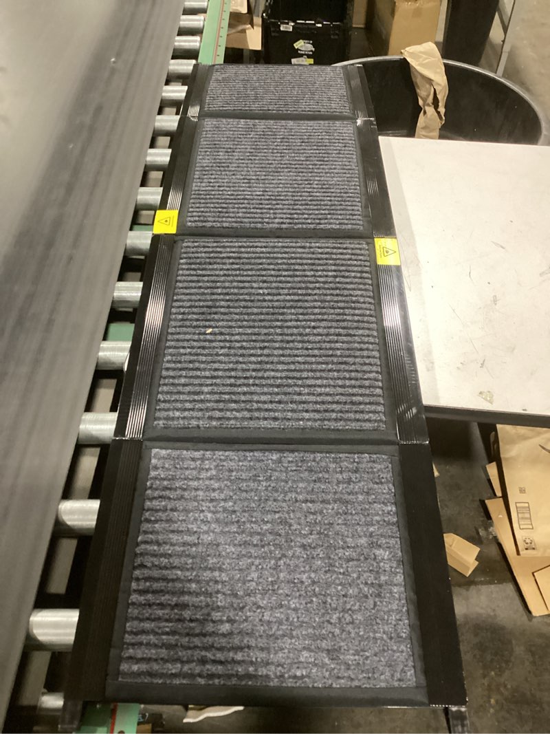 Condition photo showing Good Condition for Dog Ramp for Car 63" Long & 17" Wide Portable Dog Ramps for Large Dogs Non Slip Rug Surface Extra Wide Steps for SUV Car and Truck Folding Dog Ramp Supports Up to 250LBS 63" L x 17" W with Dog Paw Print Pattern Upgraded