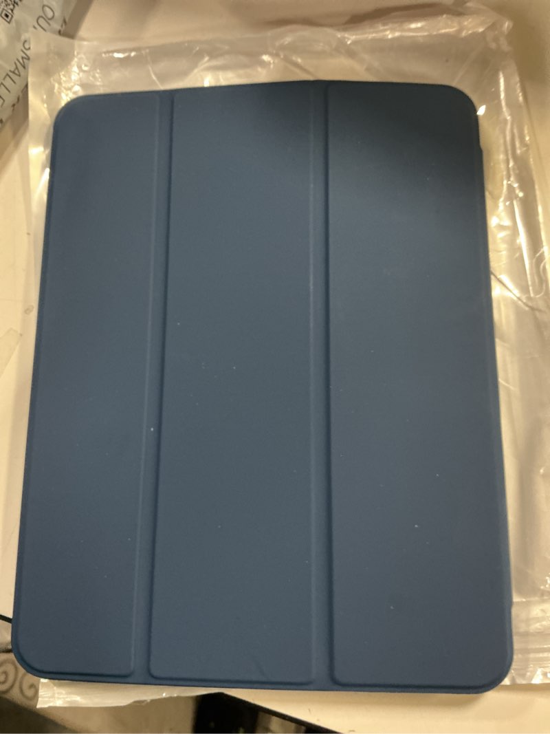 Condition photo showing Good Condition for iMieet iPad (A16) Case 11th Gen/iPad 10th Generation Case [11-Inch 2025/10.9 Inch 2022] with Pencil Holder, Trifold Stand Smart Cover with Soft TPU Back,Auto Wake/Sleep(Navy Blue)