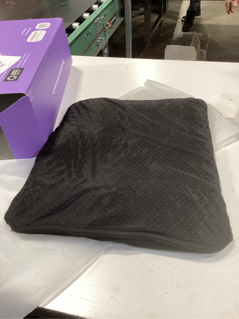 Condition photo showing Good Condition for cushion lab patented pressure relief seat cushion for long sitting hours on office & home chair - extra-dense memory foam for soft support. car pad for hip, tailbone, coccyx, sciatica - black