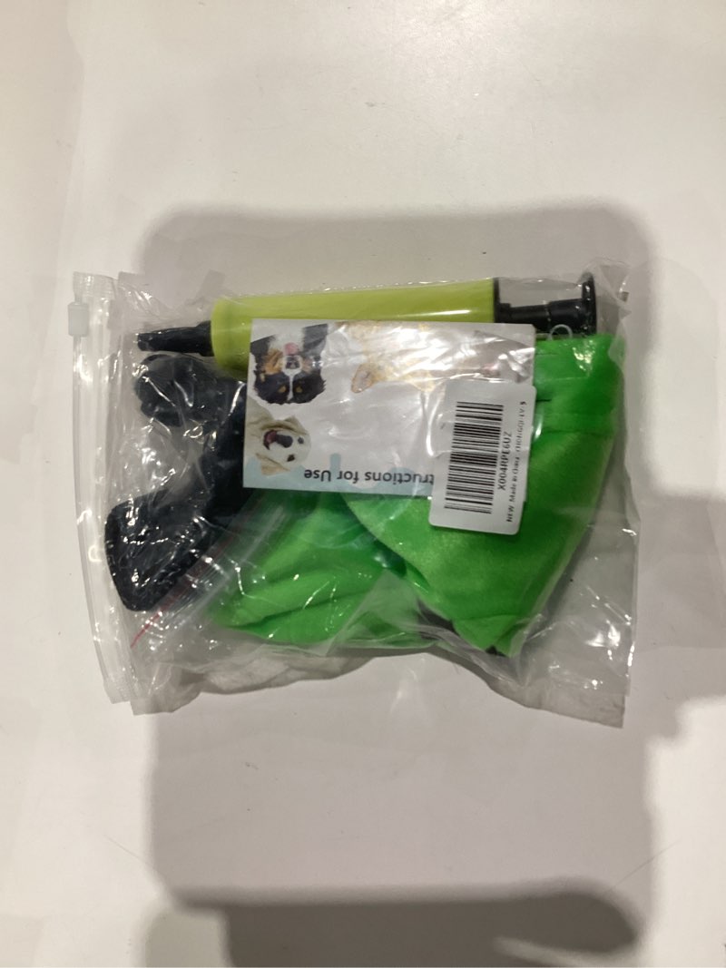 Condition photo showing New/Like New for Inflatable Dog Cone Collar, Cone for Dogs to Stop Licking, Donut Collar After Surgery, Soft Dog Cone Alternative, Cones Collar for Small Medium Large Dogs (Green, S (Neck 7"-9")) Green S (Neck 7"-9")