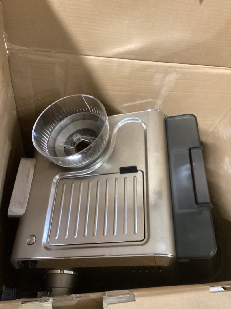 Condition photo showing As Is for De'Longhi La Specialista Touch Espresso Machine with Grinder & Milk Frother – Cold Brew & Iced Coffee Maker, Burr Grinder, 10 Drink Presets, Compact Bean to Cup, Award-Winning Italian Design