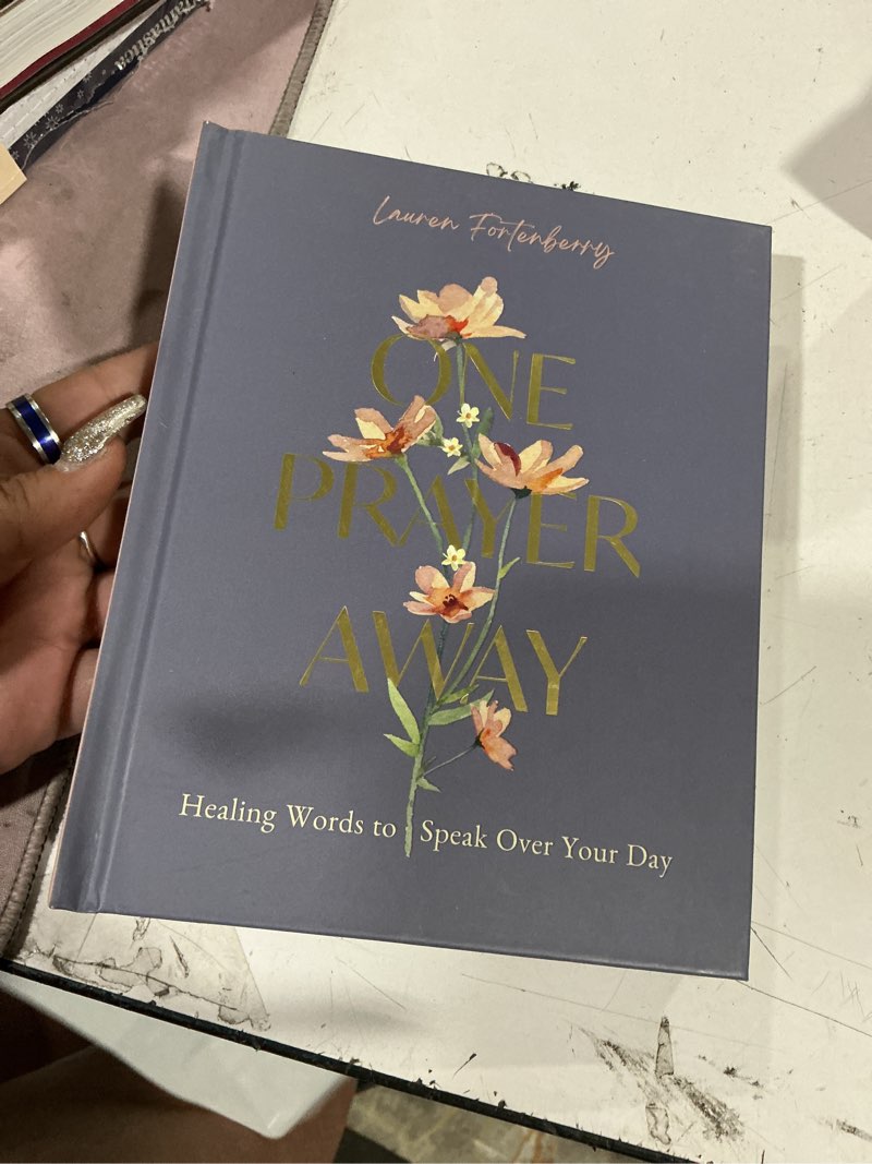 Condition photo showing Good Condition for one prayer away - by  lauren fortenberry (hardcover)