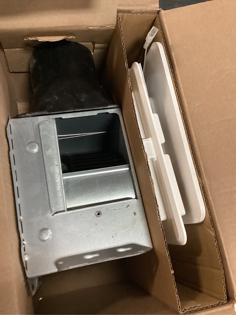 Condition photo showing As Is for broan-nutone roomside series 60 cfm 0.9 sones bathroom exhaust fan with light