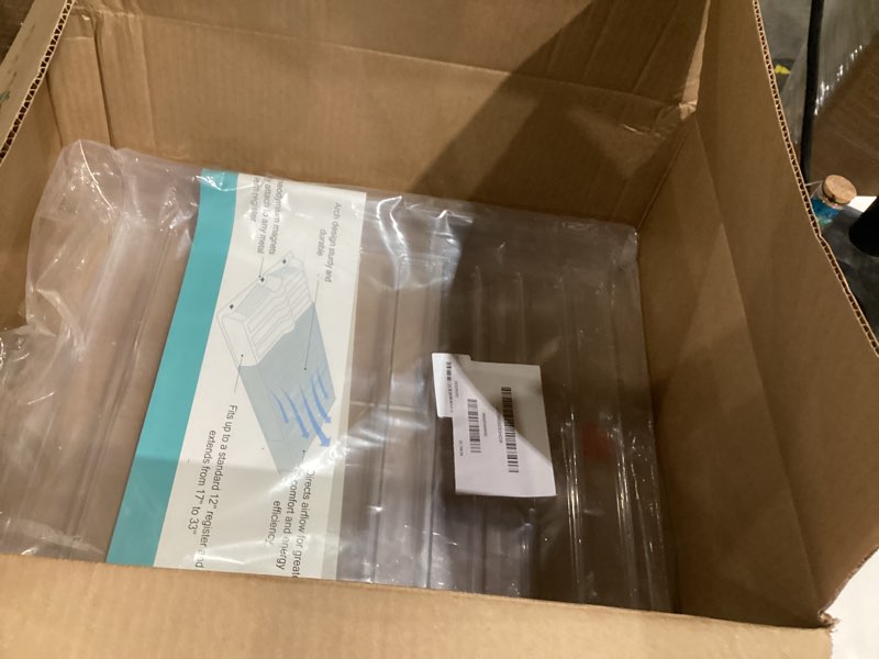 Condition photo showing Good Condition for Magnetic Air Vent Extender for Under Furniture Floor Vent Deflector for Home Register Up to 12" Wide Extend from 17"-33" (1.5Inch Height)