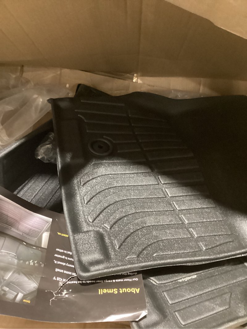 ANBINGO® Floor Mats for 2026 Hyundai ioniq 9 6 Seats, (Slide The Front Center Console Back), 2nd Row