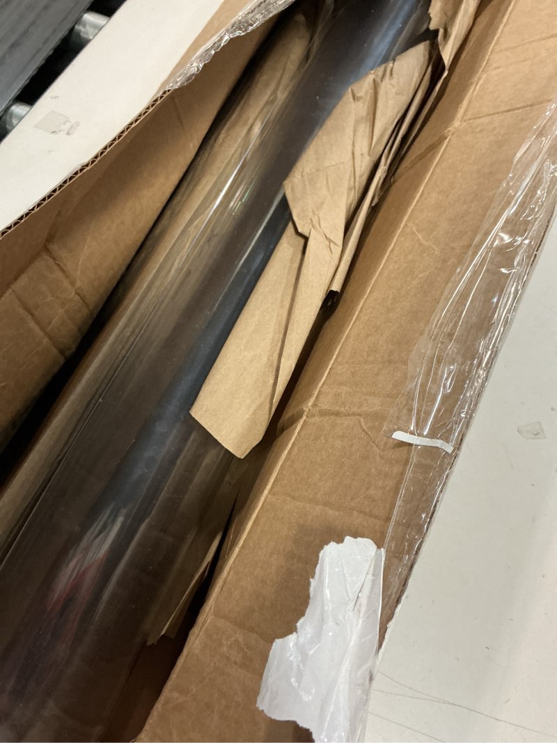 Condition photo showing Good Condition for 30 x 54 Inch Clear Table Cover Protector, 2mm Thick Clear Table Protector for Dining Room Table, Plastic Table Cover, Waterproof Table Pad for Kitchen, Office Clear 2mm 30" x 54"