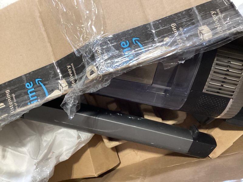 Condition photo showing As Is for Shark Vertex Pro Cordless Vacuum Cleaner with HEPA Filter, Lightweight, Portable, Removable Handheld, Self Cleaning DuoClean PowerFins, 120-min Runtime, IQ Display, Black/Silver, IZ682H Vertex FlexPro w/ PowerDisplay(120 min)