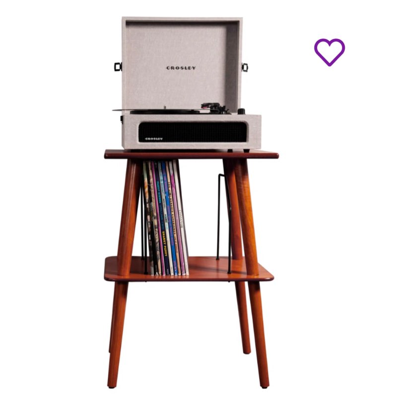 Jovianne Record Player Stand Crosley Turntable Stand