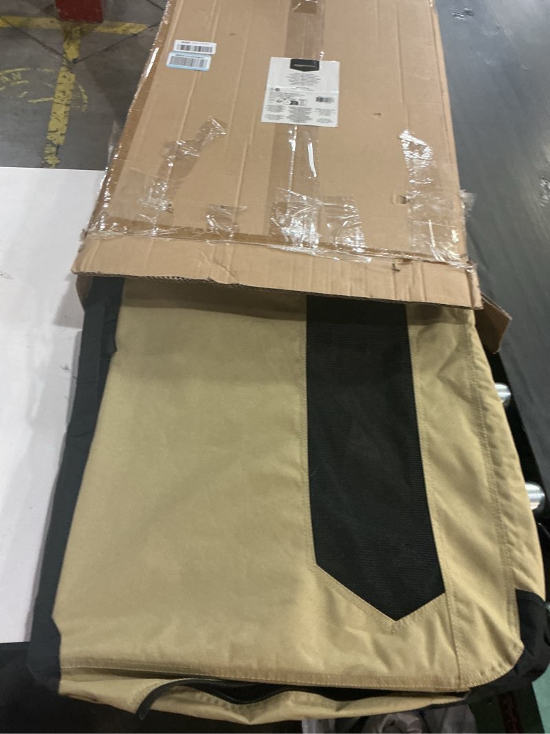 Condition photo showing Good Condition for Amazon Basics 2-Door Portable Soft-Sided Folding Soft Dog Travel Crate Kennel, Medium (M 30" x 21" x 21"), Tan