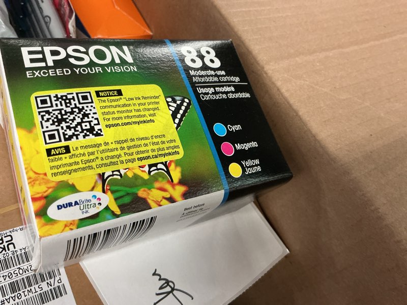 Condition photo showing Good Condition for epson 88 durabrite ultra ink color combo pack for cx-4400, cx-4450, cx-7400, cx-7450, n-10, n-11, nx-100, nx-105, nx-110, nx-115, nx-200, nx-215, nx-300, nx-305, nx-400, nx-415