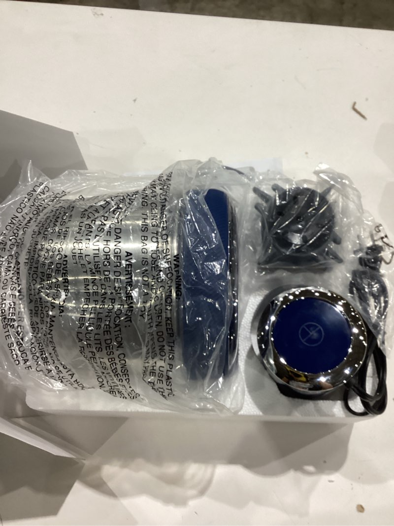 Condition photo showing Good Condition for joydeem jd-376b electric food processor,meat grinder with garlic peeler,vegetable fruit chopper with 3 stainless steel bowls,blue