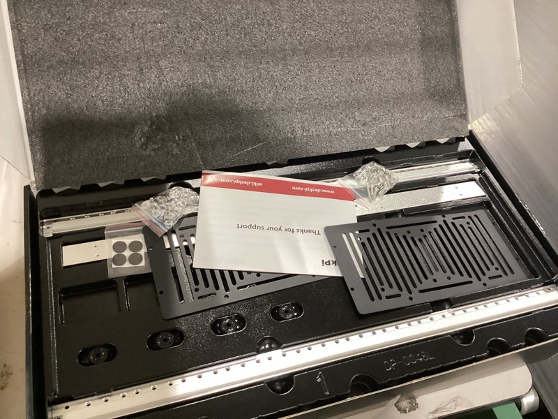 Condition photo showing Good Condition for geeekpi 12u server cabinet, 10 inch server rack for network, servers, audio, and video equipment, deskpi rackmate t2 rackmount, 10.23 inch depth silver