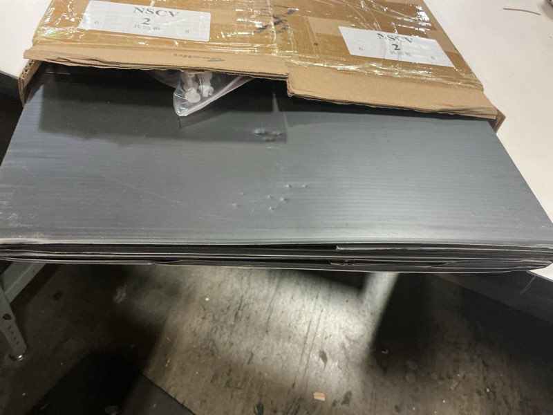 Condition photo showing Good Condition for Geelin 55 × 27 Inches Black Corrugated Plastic Cage Liners Base 2 x 4 Panel Size Guinea Pig Cage Liner Waterproof Mat Hedgehogs Rabbits Bunny Small Animals Tray