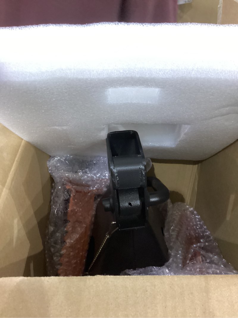 Condition photo showing As Is for 3 Ton Jack Stands (6,600 lbs) - Heavy Duty Car Jack Stand with Double Pin Locking, Adjustable 11.22"-16.54" Height, Extra Rubber Pads for Trucks, Garage, Home,DIY Use - 1 Pair Black 3 Ton Double Locking Black+Red