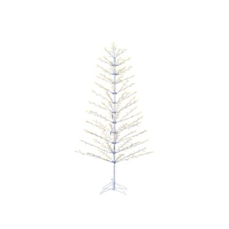 ge 7-ft led rgb branch christmas tree decoration