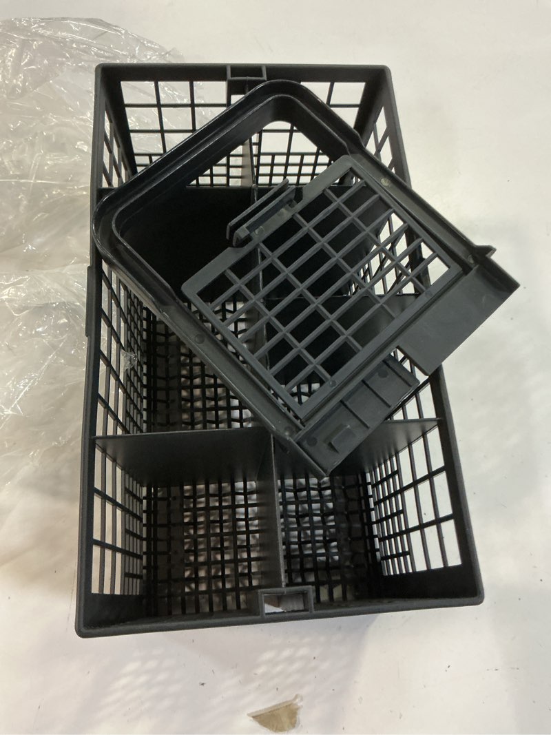 Condition photo showing Good Condition for universal dishwasher cutlery basket replacement wd28x10128 dishwasher utensil silverware basket, compatible with part no. ah959351, ea959351, ps959351, wd28x10127, wd28x10132