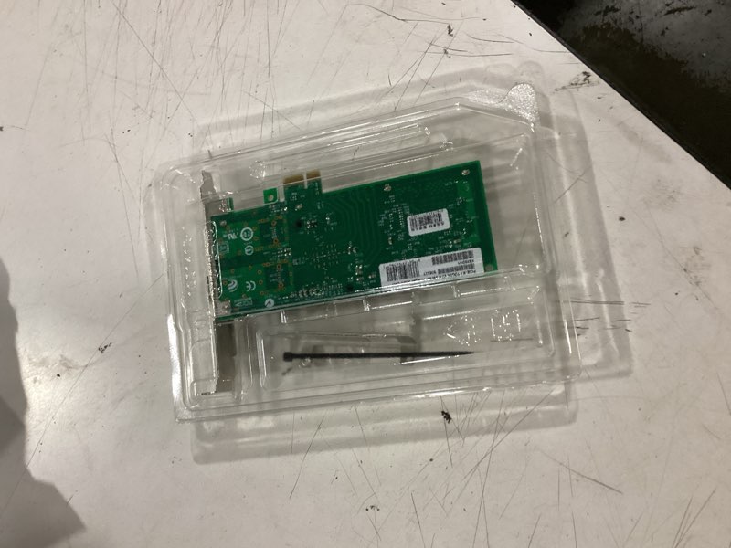 Condition photo showing Good Condition for 10gb fiber optic network card with intel 82599en chip,x520-da1,1 optical port fiber ethernet adapter,single sfp+ port pcie x1 nic support windows server/linux/vmware 82599en-pciex1-f1da1 no optical module