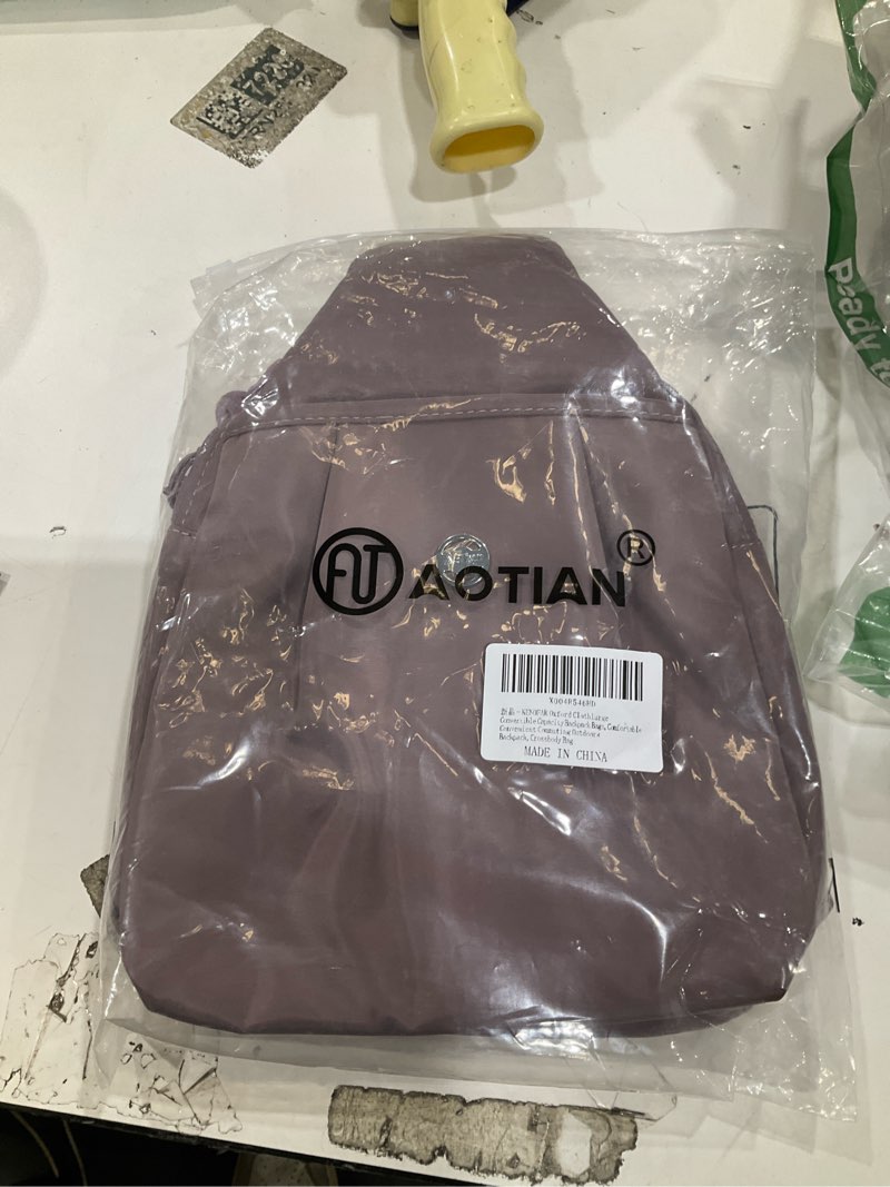 Condition photo showing Good Condition for oxford clothlarge convertible capacity backpack bags,comfortable convenient commuting outdoors backpack,crossbody bag taro pink
