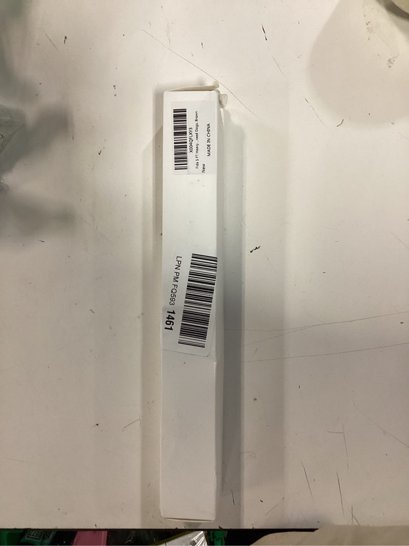 Condition photo showing New/Like New for fida 5 ft heavy duty dog leash with 2 comfortable padded handles, traffic handle & advanced easy snap hook, reflective walking lead for large, medium & small breed dogs, brown 5 feet (pack of 1) brown