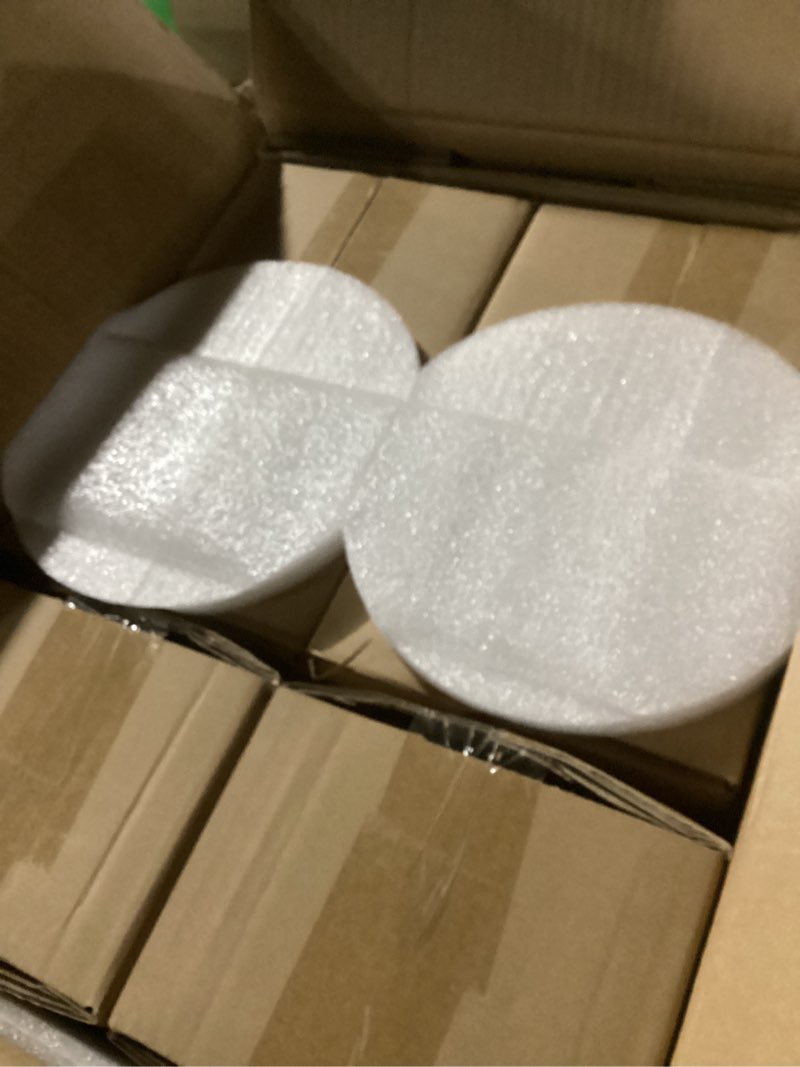 Condition photo showing New/Like New for Ceramic Dinnerware Sets of 8, High Edge Stoneware Plates and Bowls Set, Chip and Crack Resistant | Oven & Dishwasher & Microwave Safe Dishes Set, Service for 8 -Ashen Service for 8 Ashen