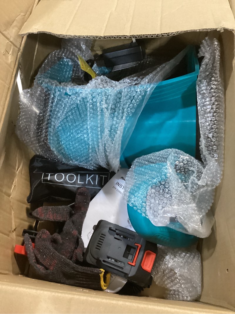 Condition photo showing Good Condition for 21V 11In Cordless Snow Shovel, 800W Foldable Battery Powered Snow Blower Thrower with Rechargeable Battery Gloves Goggles for Driveway Patio