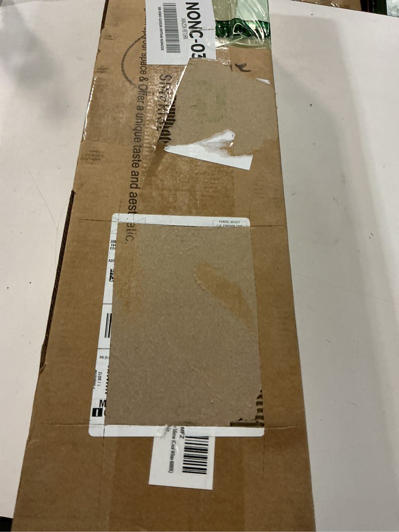 Condition photo showing New/Like New for SineRise LED Modern Bathroom Vanity Light Fixtures (3-Light, 24-Inch, Dimmable), Matte White Modern Acrylic Bathroom Wall Lighting Fixtures Over Mirror (Cool White 6000K) Matte White- Dimmable 3-Light, 24-Inch