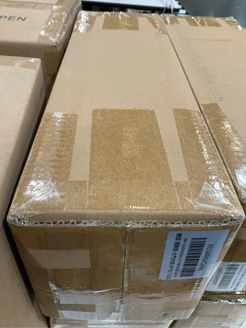 Condition photo showing New/Like New for Heated Floor Mat, Foot Warmer Under Desk, Feet Heating Pad with 10 Heat Settings and Timer, Fast Heating for Office, Home, Study Play Room 120V 120W 18.5x26.4 inch NJ 18.5x26.4 Inch Daqi