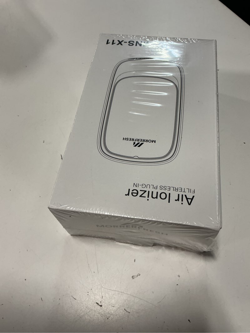 Condition photo showing New/Like New for air ionizers, plug in negative ion air purifier, pet odor eliminator for dogs/cats, ozone free quiet air freshener for small spaces/cat litter room, kitchen, smoke dust, mini air cleaner white