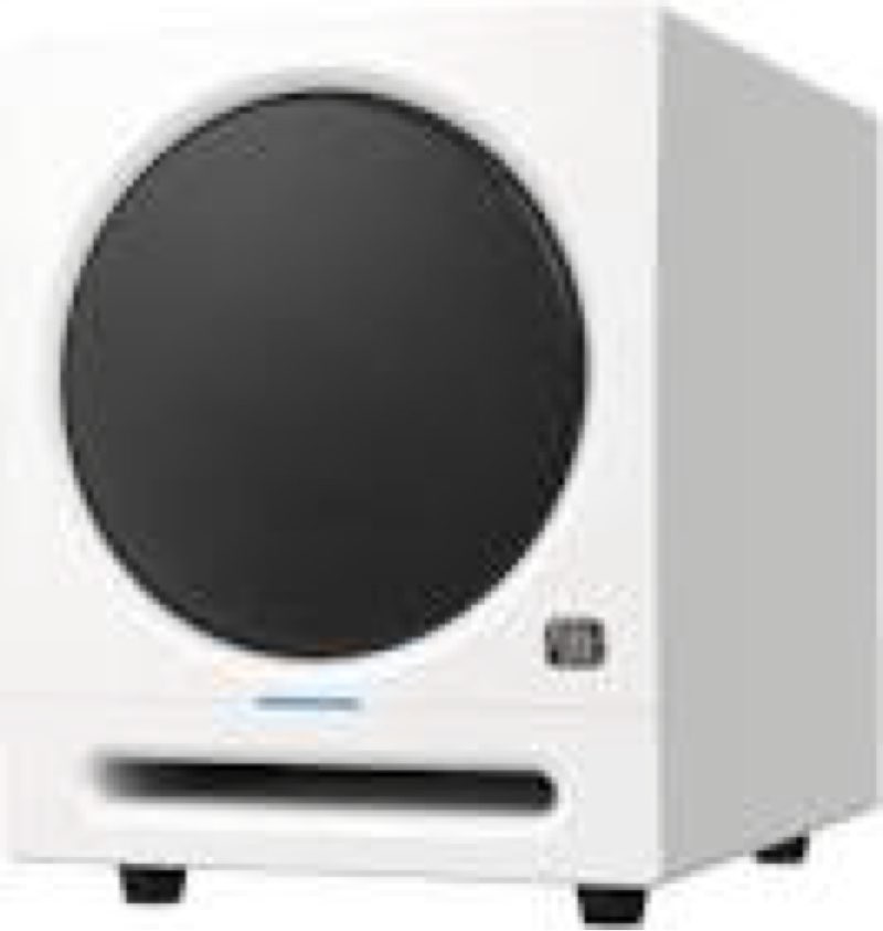 presonus eris sub 8 bt white 8-inch front-firing studio subwoofer with bluetooth wireless technology