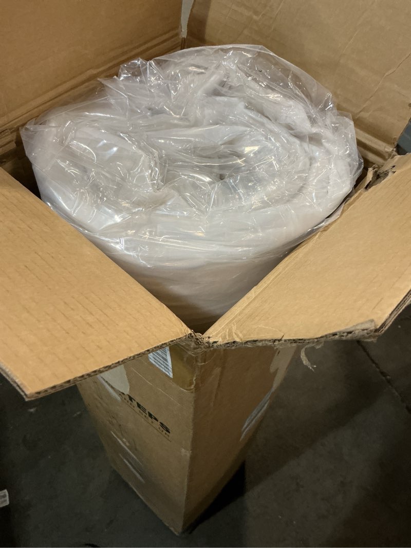 Condition photo showing New/Like New for best price mattress 5 inch memory foam mattress, medium firm, cooling gel infused, certified safe foams & fabric, mattress in a box, twin twin essential gel 5 inch