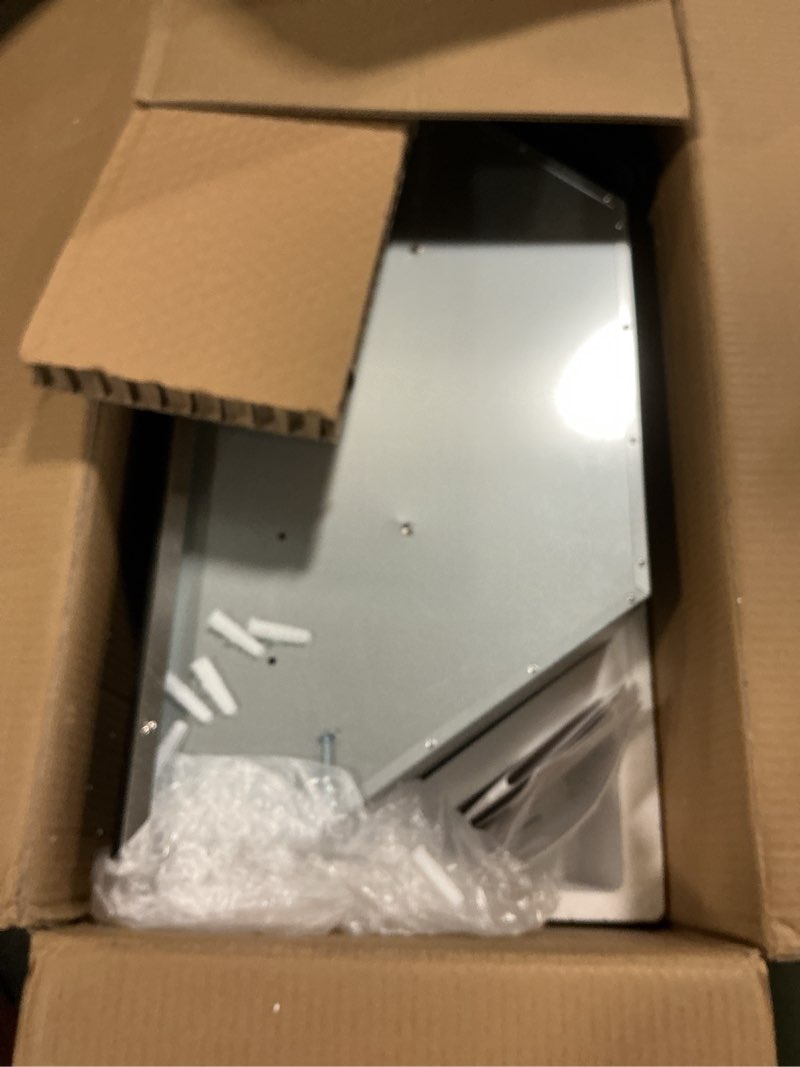 Condition photo showing Good Condition for IKTCH New 30" Range Hood Insert, 900 CFM Ducted/Ductless Range Hood with 4 Speed Fan, Black Stainless Steel & Tempered Glass and Gesture Sensing&Touch Control Making life Smarter Black 30 inch range hood New