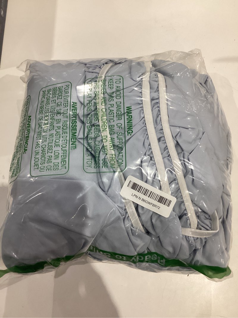 Condition photo showing Good Condition for Nestl Split King Sheet Set - 1800 Ultra-Soft Microfiber Bed Sheets - Double Brushed - Deep Pockets - Easy Fit - 5 Piece Set - Bed Sheets & Pillowcases (Split King, Grey Lavender) Split King 25 - Grey Lavender