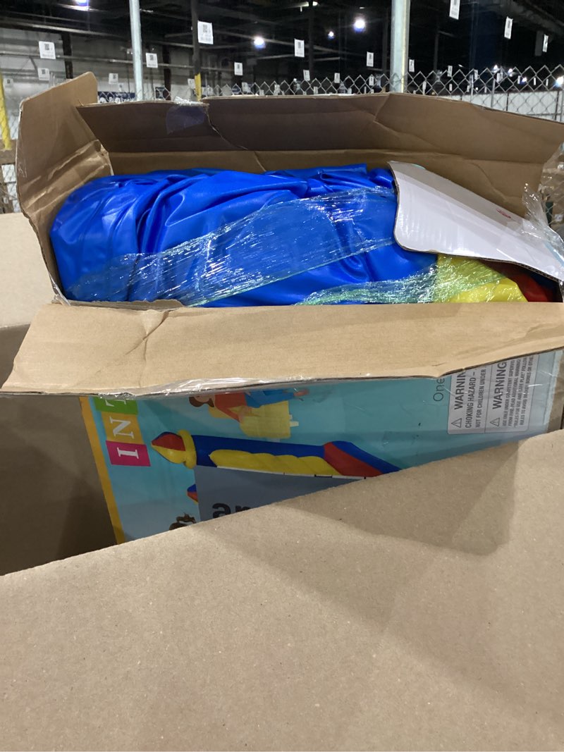 Condition photo showing Good Condition for NO TEST Intex Inflatable Colorful Jump-O-Lene Castle Bounce House, for 2 Kids Ages 3-6 - Large Blow-Up Indoor Outdoor Children's Bouncer Jumper Playhouse