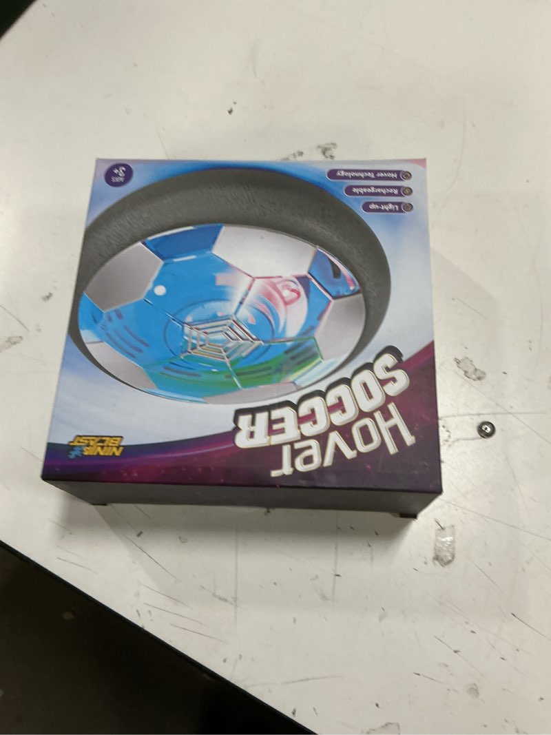 Condition photo showing New/Like New for Ninja Blast Hover Soccer Light-Up Ball, Birthday Gift for Boys, Indoor Toy Games, Kids Gifts for Age 5, 6, 7, 8, 9, 10, 11, 12 Years Old, Boy Toys for Age 3 Years and Up. Single