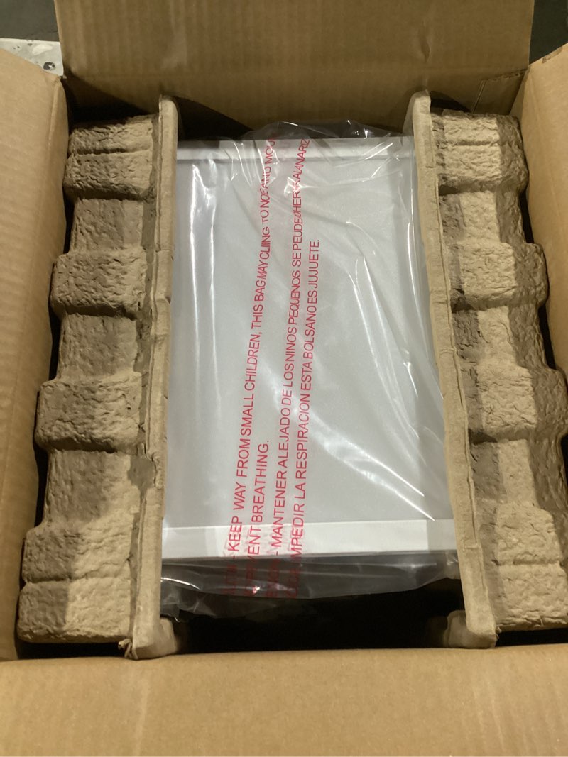 Condition photo showing Good Condition for Tech Drive Bathroom Exhaust Fan with Light,80CFM 1.5Sone,Super Quiet Bathroom Ventilation Fan,1000lm Dimmable 3CCT LED Light 3000K/4000K/5000K Selectable, Energy Star Bath Fan, Decorative Black Trim 80CFM 3CCT light(black)