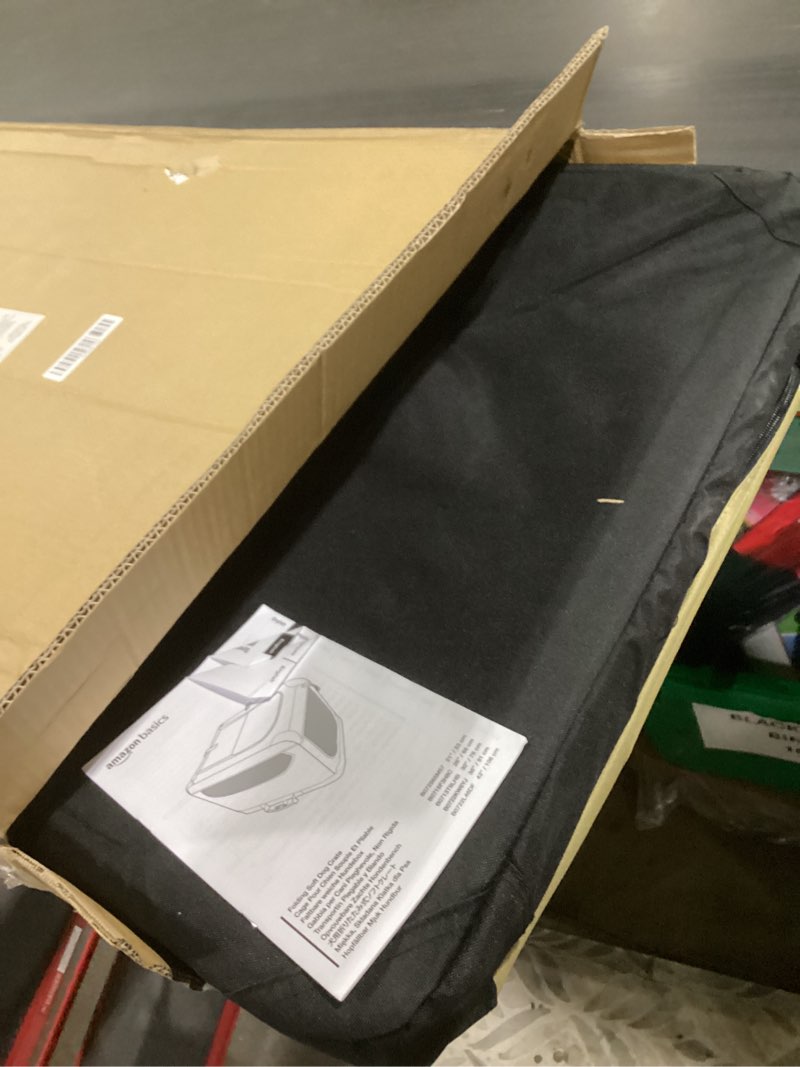 Condition photo showing New/Like New for amazon basics folding soft crate for cat, dog, rabbit, portable and collapsible, 36 inch, tan, l 36" x 24" x 24" tan l 36" x 24" x 24"